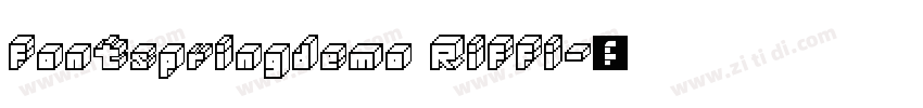 fontspringdemo Riffi字体转换